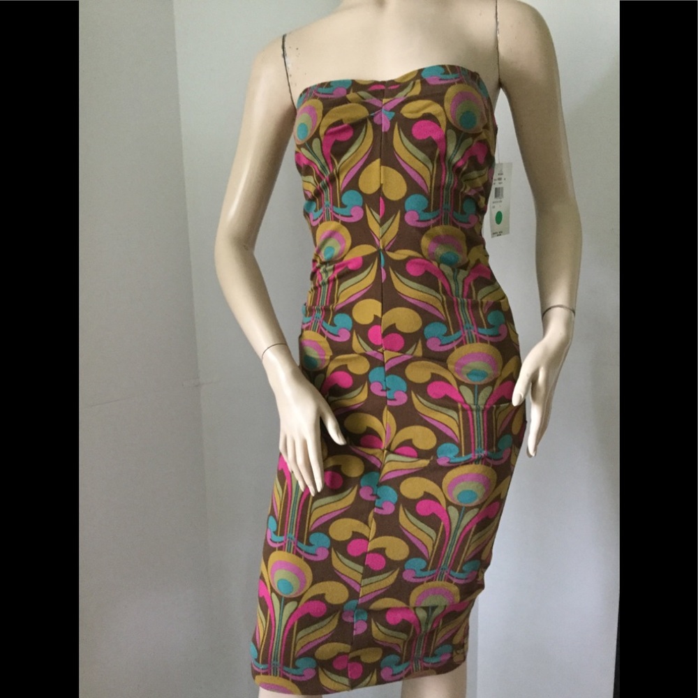 Nicole Miller So Soft  Strapless Dress NWT Sz. S